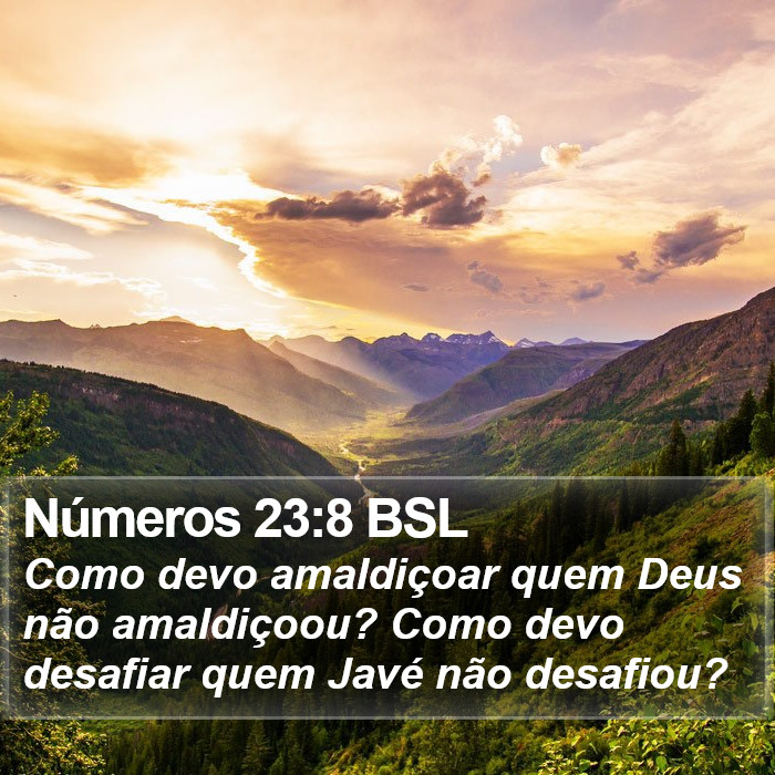 Números 23:8 BSL Bible Study