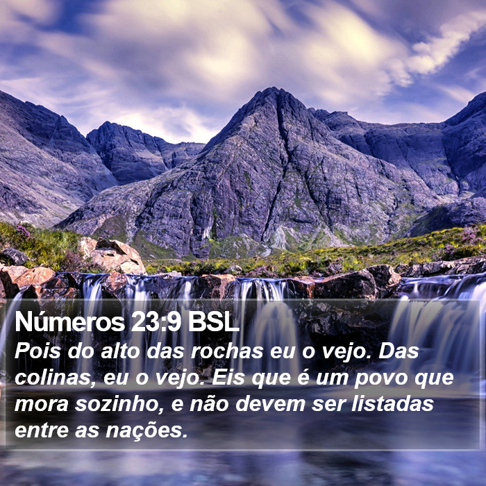 Números 23:9 BSL Bible Study