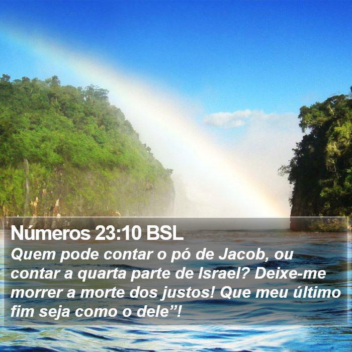 Números 23:10 BSL Bible Study