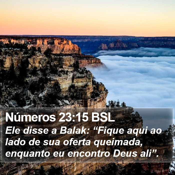 Números 23:15 BSL Bible Study