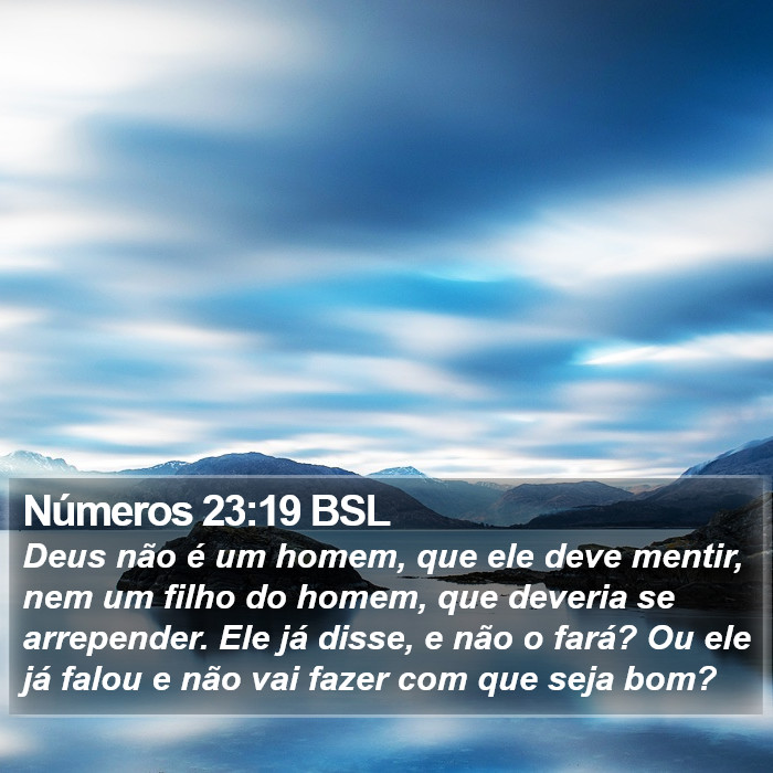 Números 23:19 BSL Bible Study