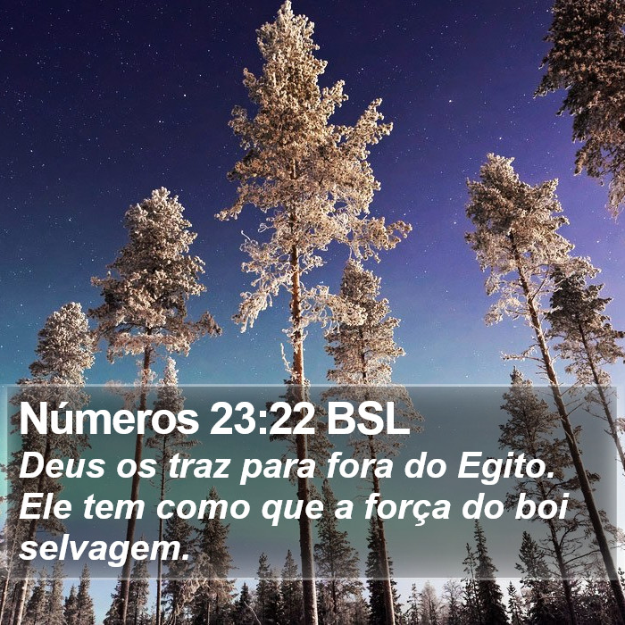 Números 23:22 BSL Bible Study