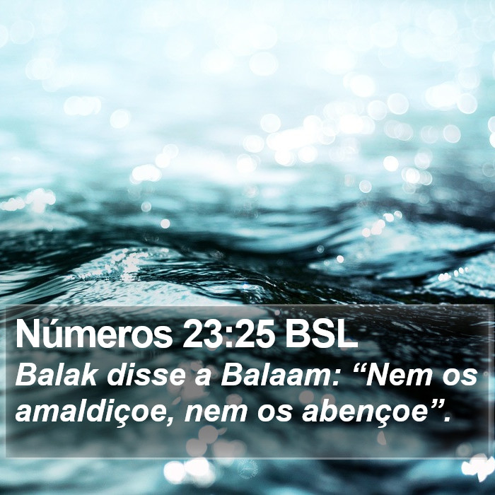 Números 23:25 BSL Bible Study