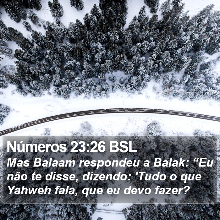 Números 23:26 BSL Bible Study