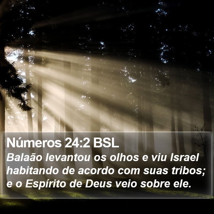Números 24:2 BSL Bible Study