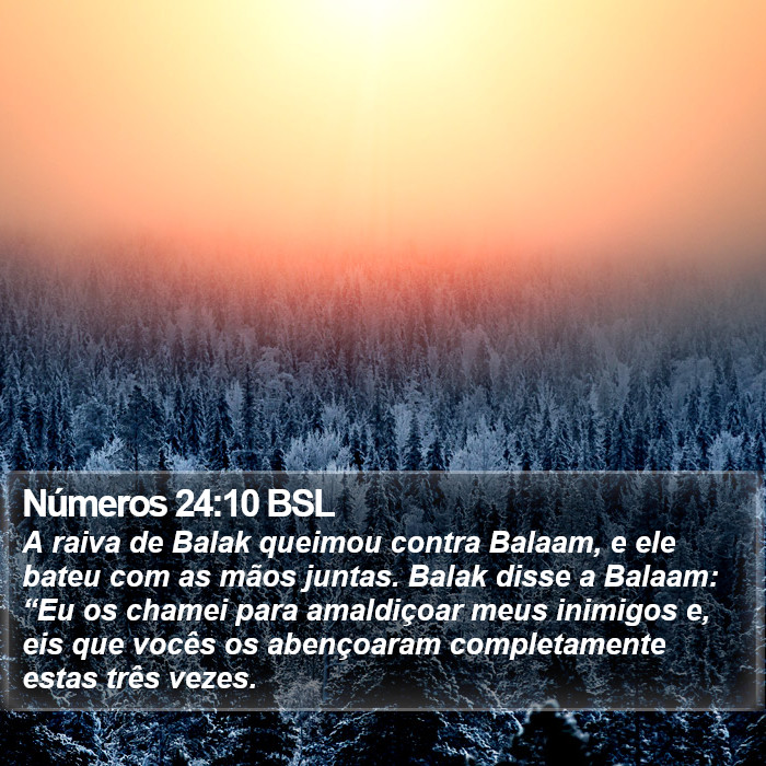 Números 24:10 BSL Bible Study
