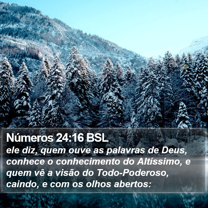 Números 24:16 BSL Bible Study