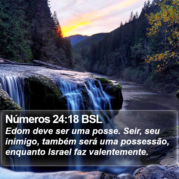 Números 24:18 BSL Bible Study
