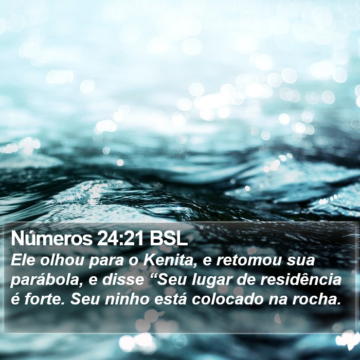 Números 24:21 BSL Bible Study