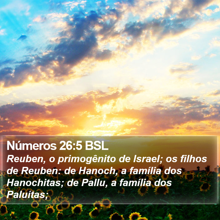 Números 26:5 BSL Bible Study