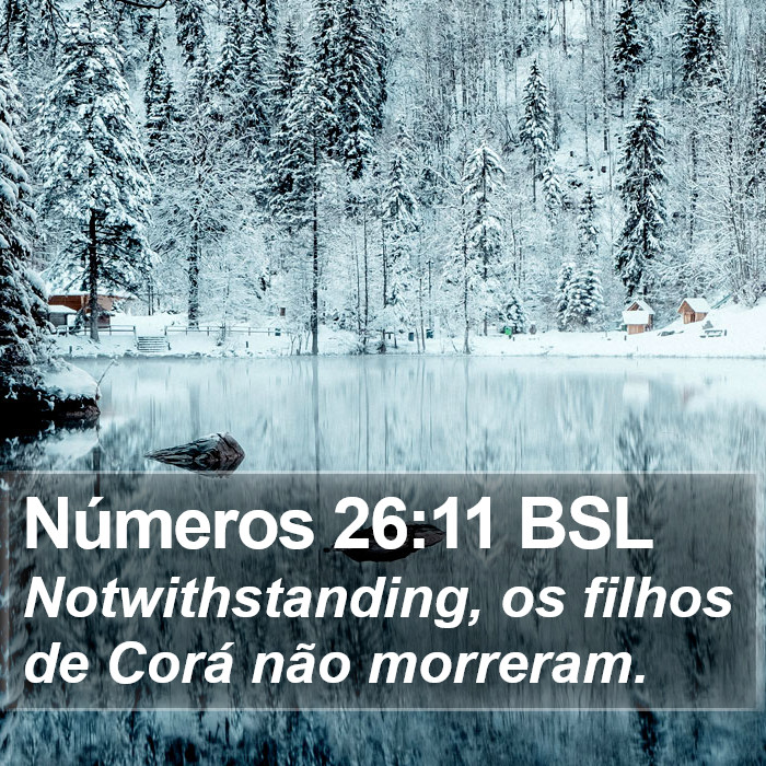 Números 26:11 BSL Bible Study