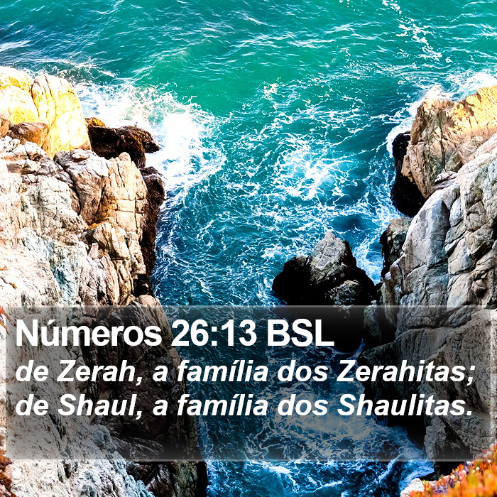 Números 26:13 BSL Bible Study