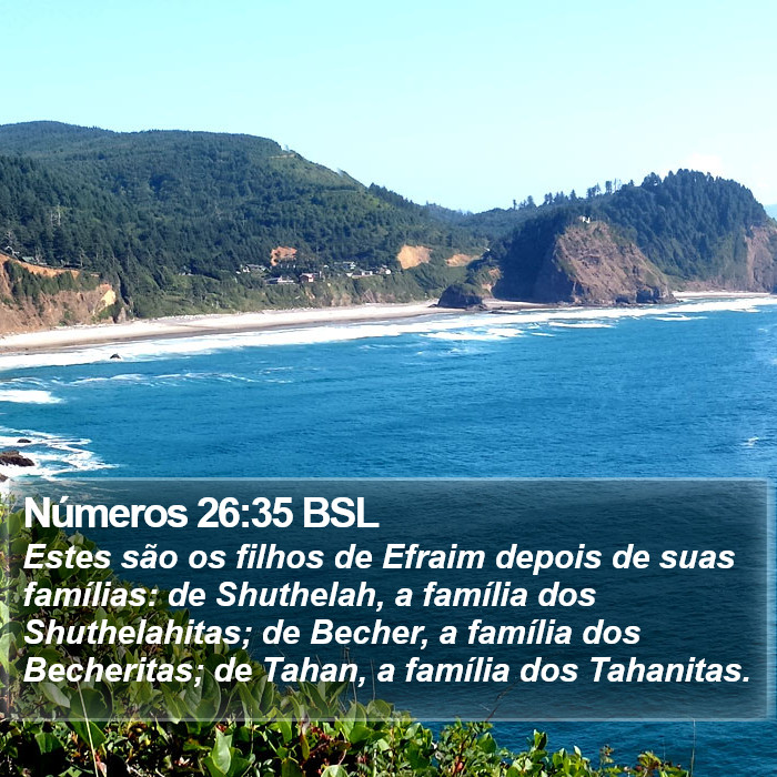 Números 26:35 BSL Bible Study