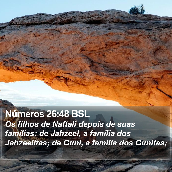 Números 26:48 BSL Bible Study