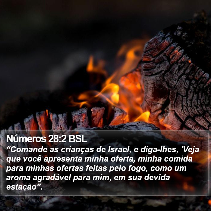 Números 28:2 BSL Bible Study