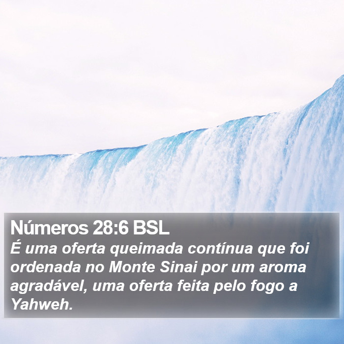 Números 28:6 BSL Bible Study