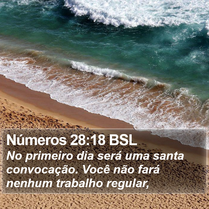 Números 28:18 BSL Bible Study
