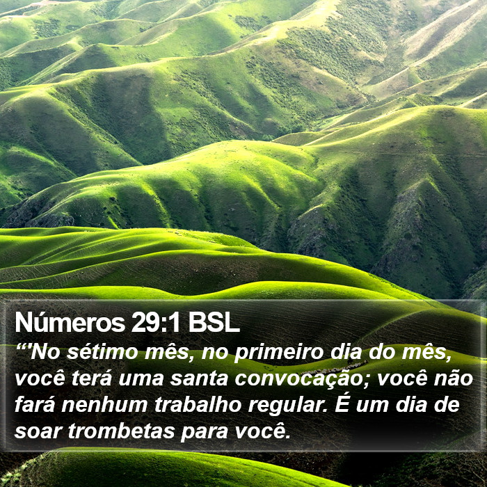 Números 29:1 BSL Bible Study