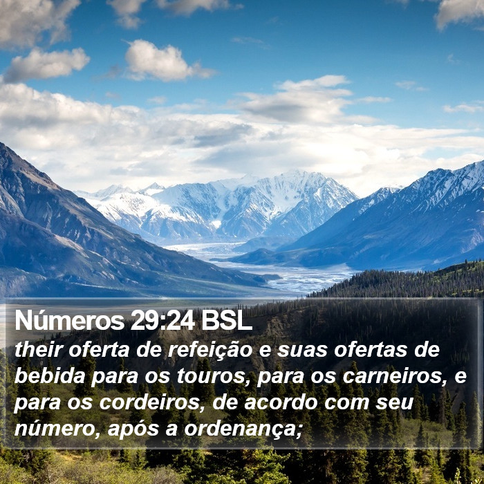 Números 29:24 BSL Bible Study