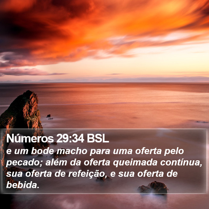 Números 29:34 BSL Bible Study
