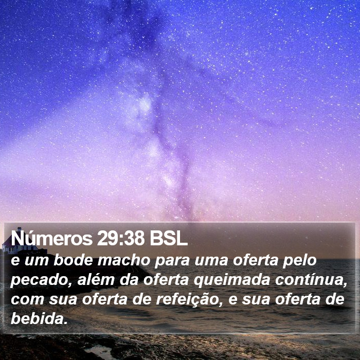Números 29:38 BSL Bible Study
