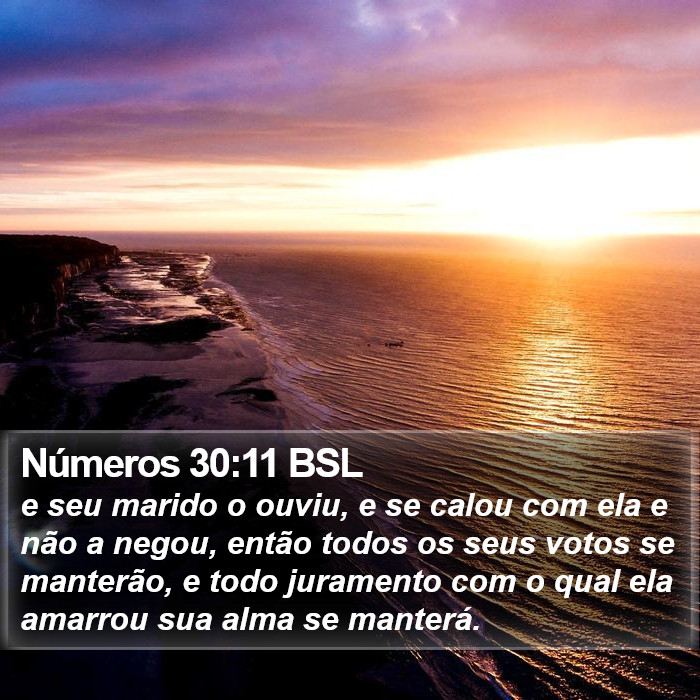 Números 30:11 BSL Bible Study