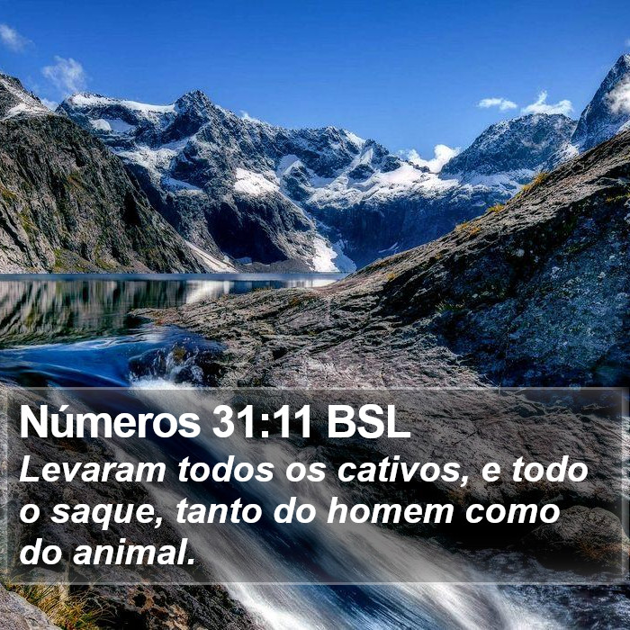 Números 31:11 BSL Bible Study