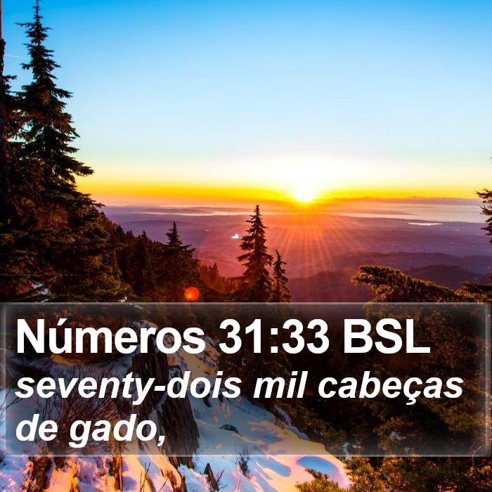 Números 31:33 BSL Bible Study