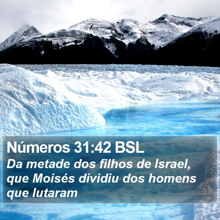 Números 31:42 BSL Bible Study
