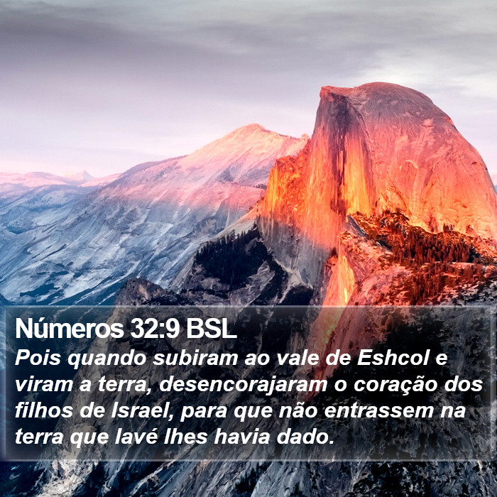 Números 32:9 BSL Bible Study