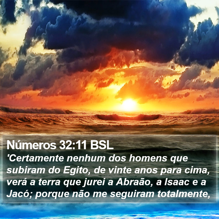 Números 32:11 BSL Bible Study