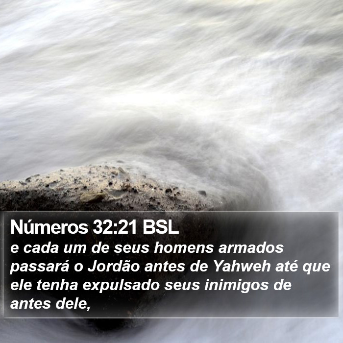 Números 32:21 BSL Bible Study