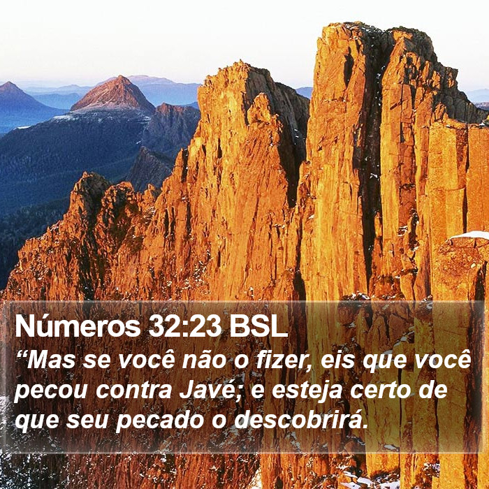 Números 32:23 BSL Bible Study