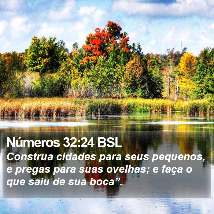 Números 32:24 BSL Bible Study
