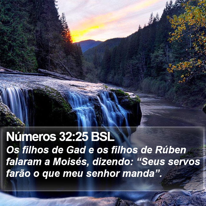 Números 32:25 BSL Bible Study