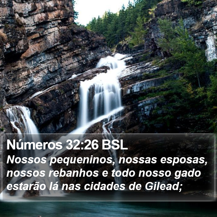 Números 32:26 BSL Bible Study