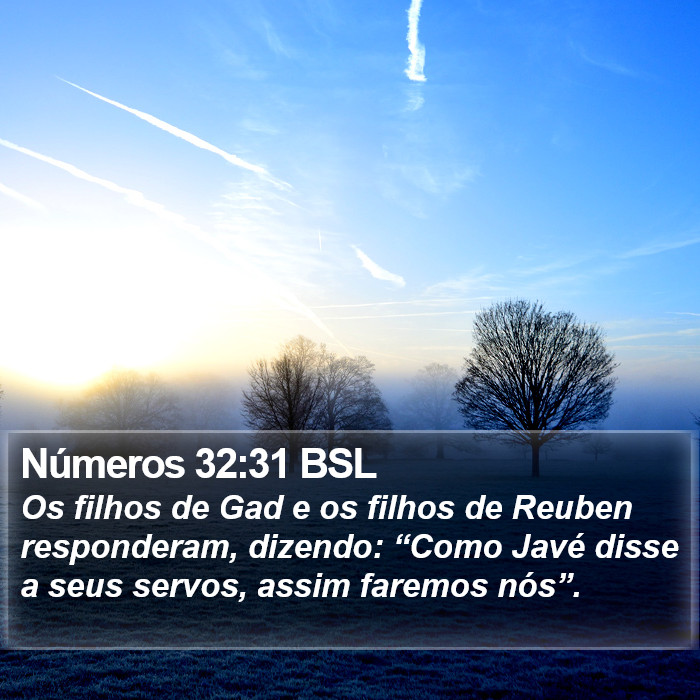 Números 32:31 BSL Bible Study