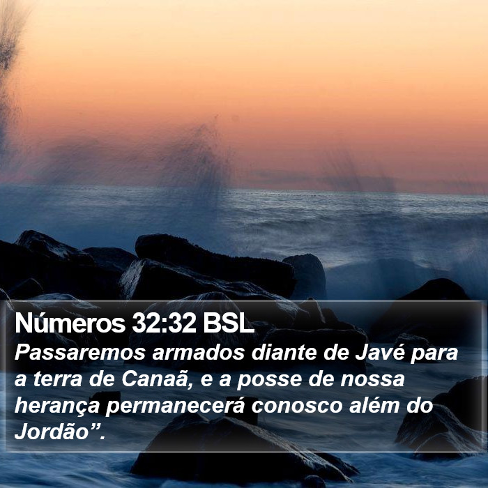 Números 32:32 BSL Bible Study
