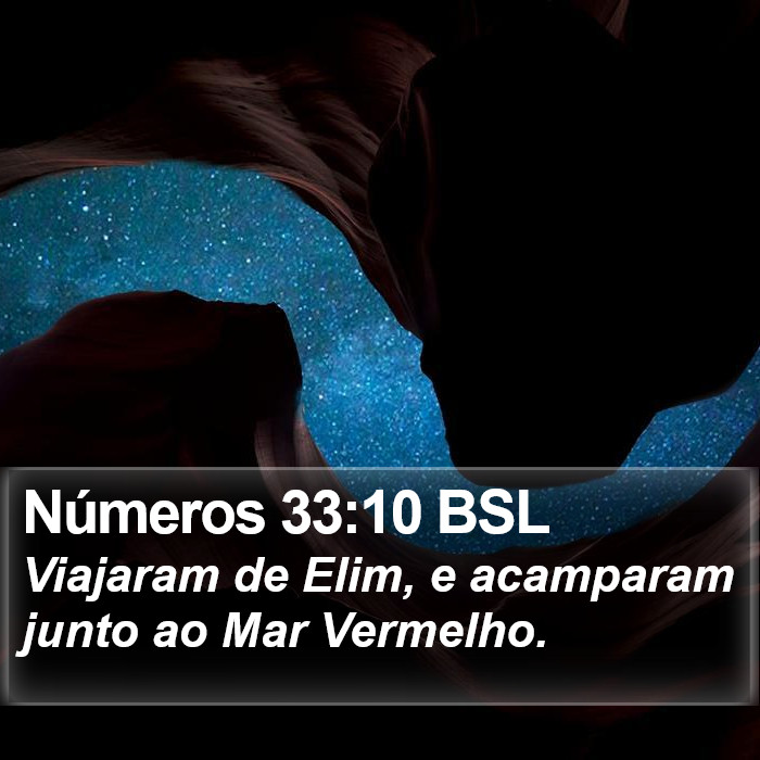 Números 33:10 BSL Bible Study