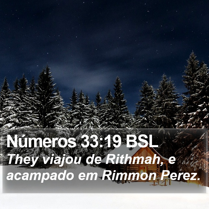 Números 33:19 BSL Bible Study