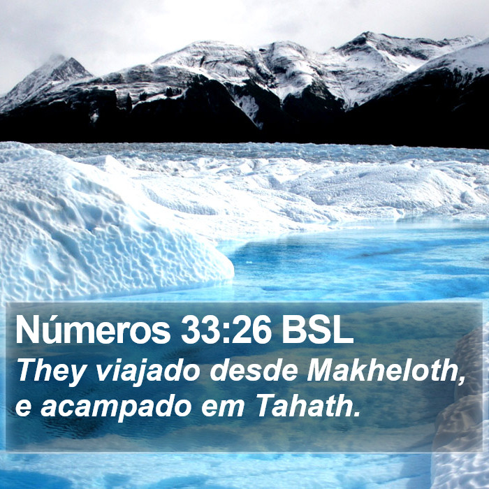 Números 33:26 BSL Bible Study