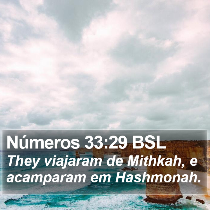 Números 33:29 BSL Bible Study
