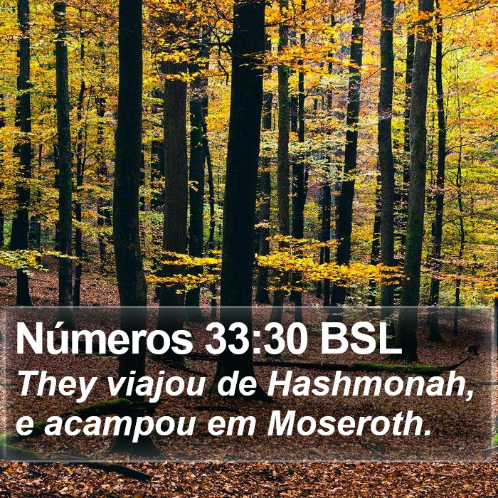 Números 33:30 BSL Bible Study