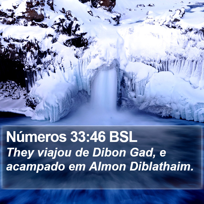 Números 33:46 BSL Bible Study