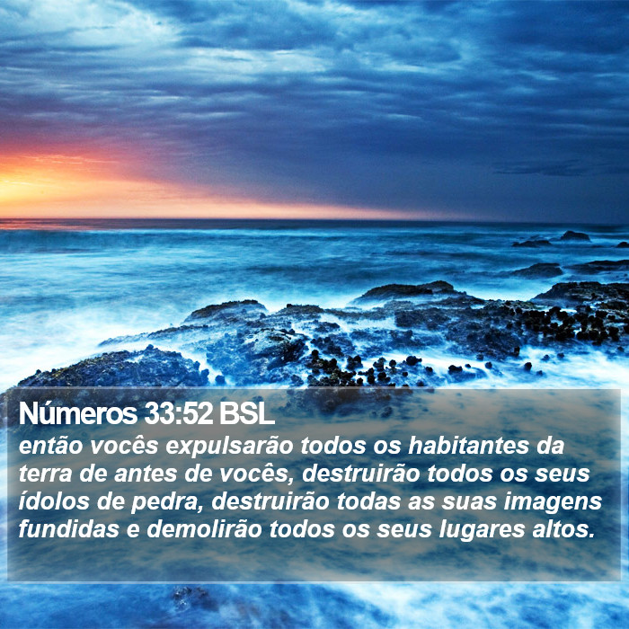 Números 33:52 BSL Bible Study