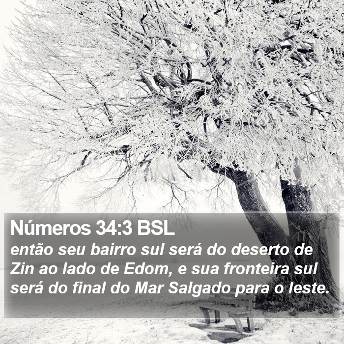 Números 34:3 BSL Bible Study