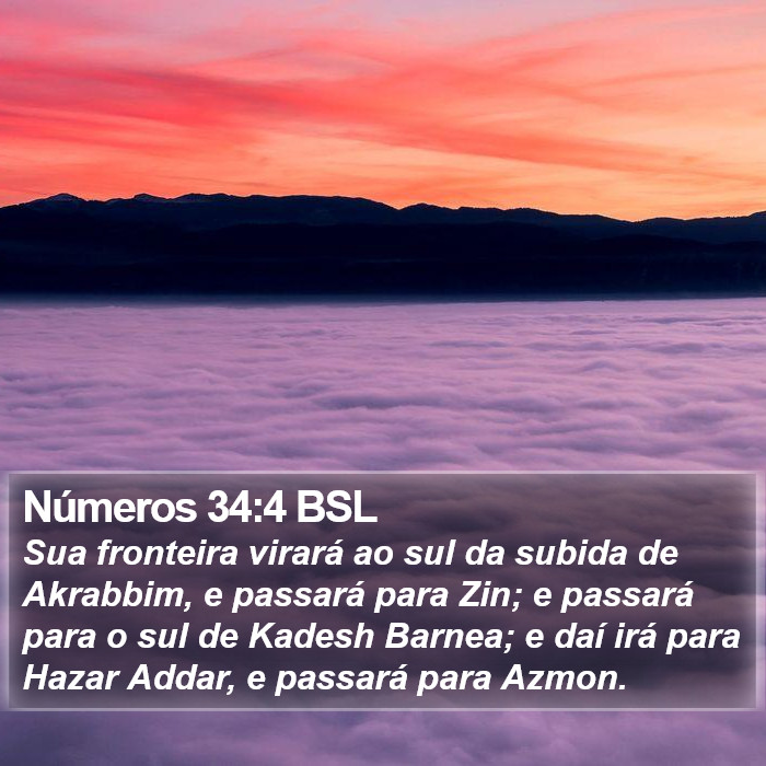 Números 34:4 BSL Bible Study