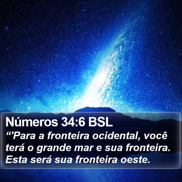 Números 34:6 BSL Bible Study