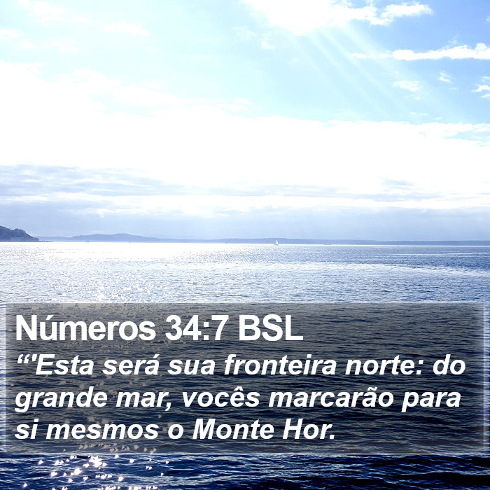 Números 34:7 BSL Bible Study