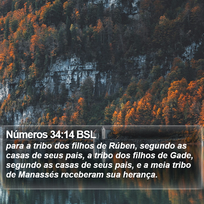 Números 34:14 BSL Bible Study